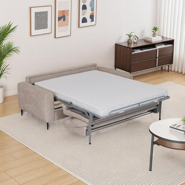 Vuodesohva, edess, beige - Hoven + Huonekalujen tekstiilien hoito