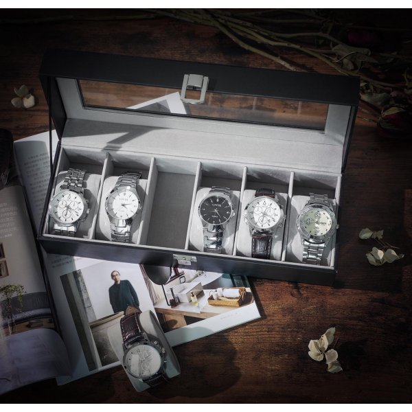 Tempus kellolaatikko - musta