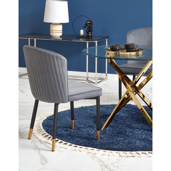 Raymond ruokapöytä Ø100 cm - Kulta Raymond ruokapöytä Ø100 cm - Kulta