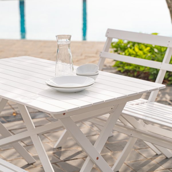 Ruokailuryhm� Knohult - Klassinen valkoinen