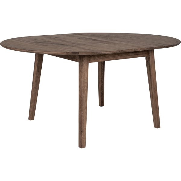 Metz ruokapyt 118-158 x 118 cm - Savustettu tammi