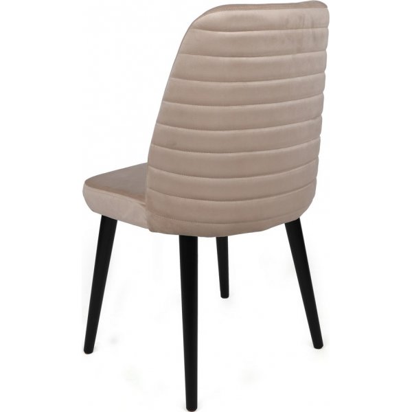 Jaffa ruokap�yd�n tuolisarja - Kermanv�rinen/musta