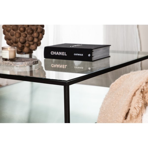 Maglehem sohvapöytä 90 x 90 cm - Musta Maglehem sohvapöytä 90 x 90 cm - Musta