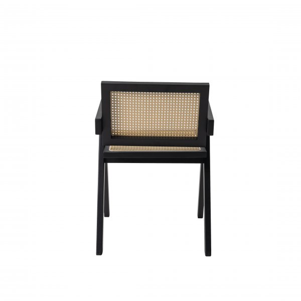 Anna-nojatuoli - Musta, keinorotingilla istuin ja selkänoja Anna-nojatuoli - Musta, keinorotingilla istuin ja selkänoja