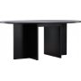 Strada ruokapyt 120-170 x 120 cm - Musta