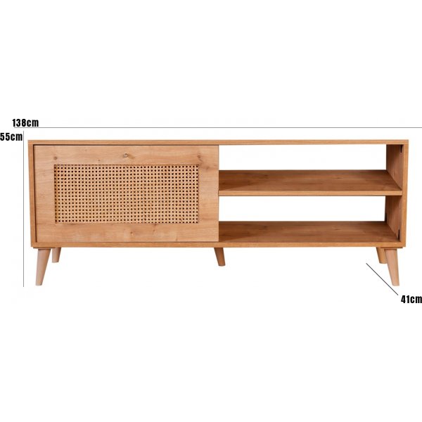 Haze TV-taso 140 cm - Tammi Haze TV-taso 140 cm - Tammi