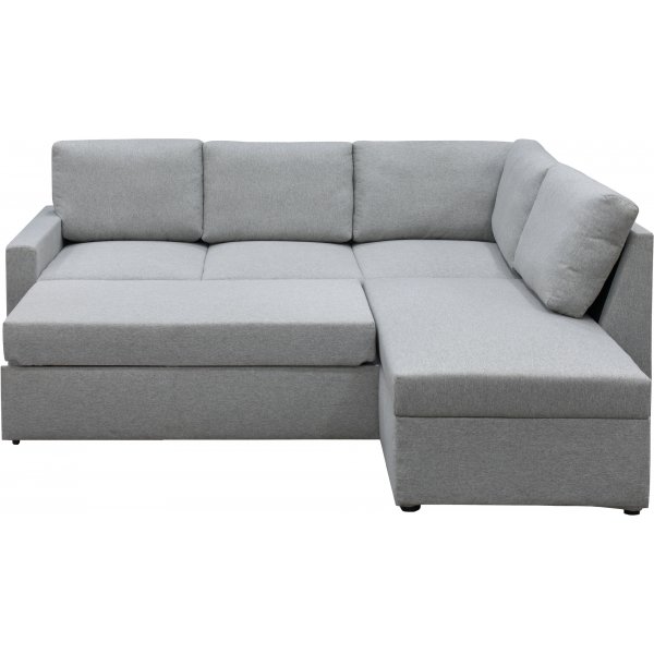 Dream vuodesohva silytyksell (kulmasohva) vasen - Tummanharmaa