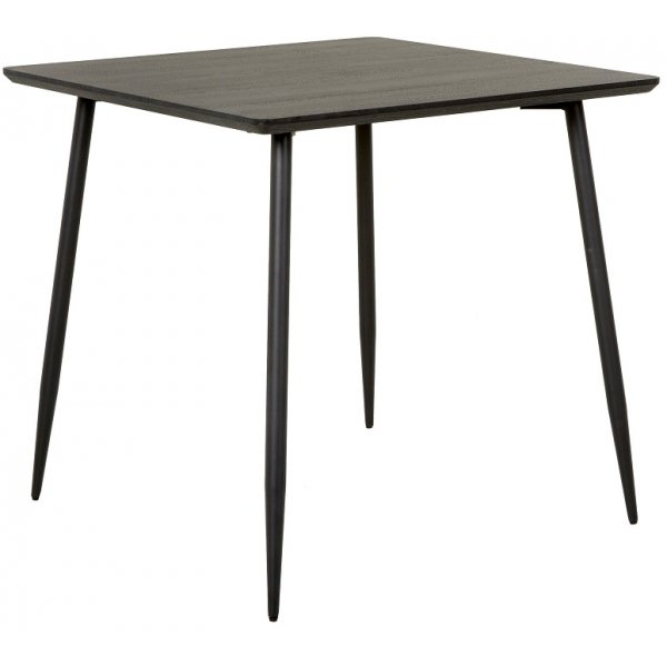 Smokey-ruokapöytä 80x80 cm - Mustapetsattu Smokey-ruokapöytä 80x80 cm - Mustapetsattu