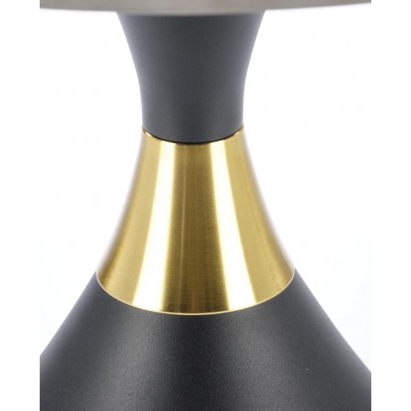 Scalita sohvapöytä Ø50 cm - Musta marmori/musta/kulta Scalita sohvapöytä Ø50 cm - Musta marmori/musta/kulta