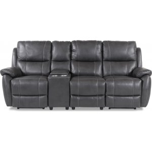 Kolmen istuttava (sähköinen) Enjoy Hollywood recliner-sohva (Elokuvasohva) - Harmaa keinonahka (malli H) Kolmen istuttava (sähköinen) Enjoy Hollywood recliner-sohva (Elokuvasohva) - Harmaa keinonahka (malli H)