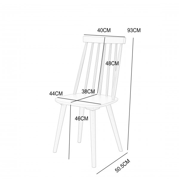 Love-puutuoli - Valkoinen
