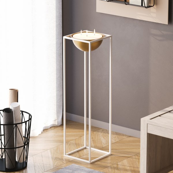 Plato 20 potti - Valkoinen/kulta Plato 20 potti - Valkoinen/kulta