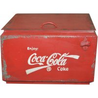 Coca Cola vintage säilytyslaatikko - metallia
