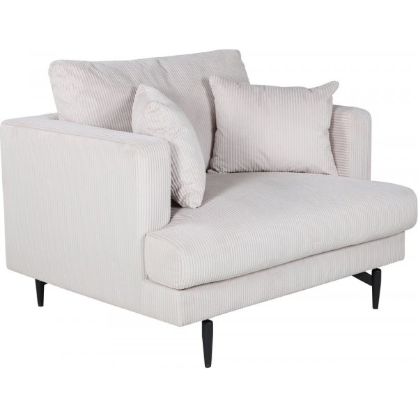 Hedlunda nojatuoli - beige vakosametti Hedlunda nojatuoli - beige vakosametti