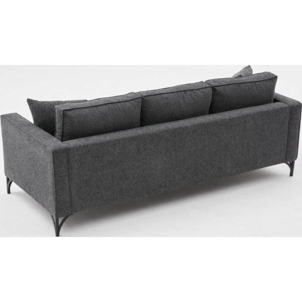 Berlin 3-istuttava sohva - antrasiitti/musta Berlin 3-istuttava sohva - antrasiitti/musta