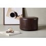 Eastport-pouf - ruskea PU