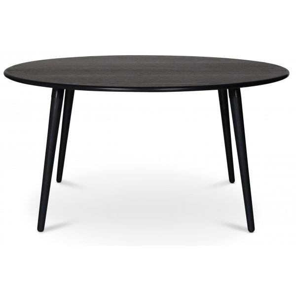 Omni pyöreä ruokapöytä Ø180 cm - Mustaksi petsattu tammi Omni pyöreä ruokapöytä Ø180 cm - Mustaksi petsattu tammi