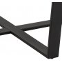 Amble pyre ruokapyt 110 cm - Musta / marmori