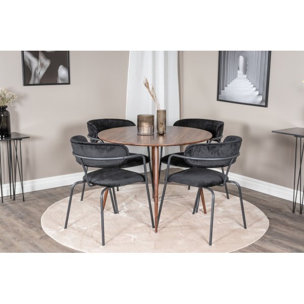 Tellrunkoinen tuoli - musta Tellrunkoinen tuoli - musta