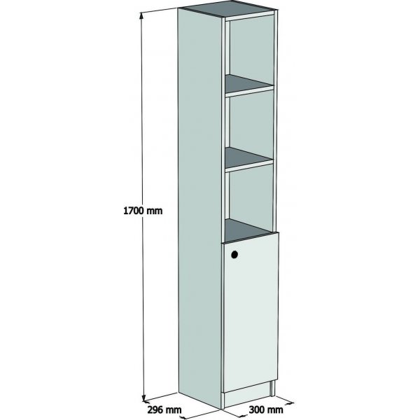 Trend-kaappi - Valkoinen Trend-kaappi - Valkoinen