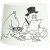 Sofia Moomin lampunvarjostin - The Books - 25 cm