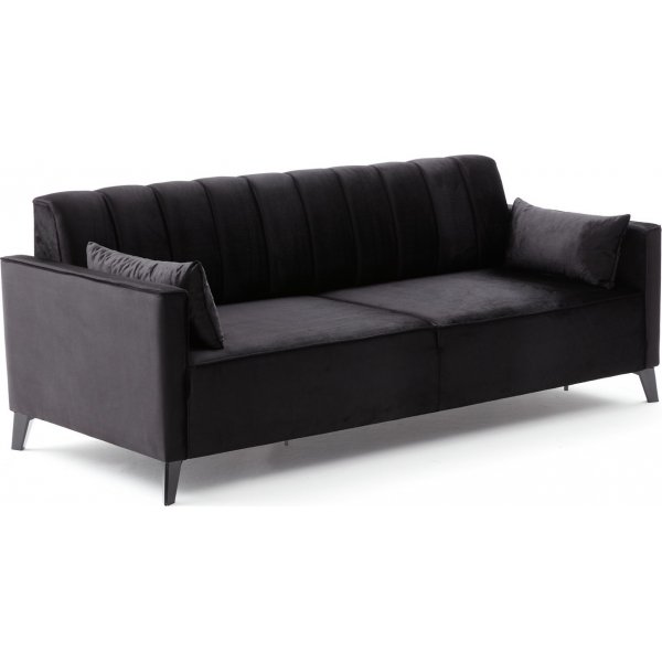 3-istuttava vuodesohva - Musta 3-istuttava vuodesohva - Musta