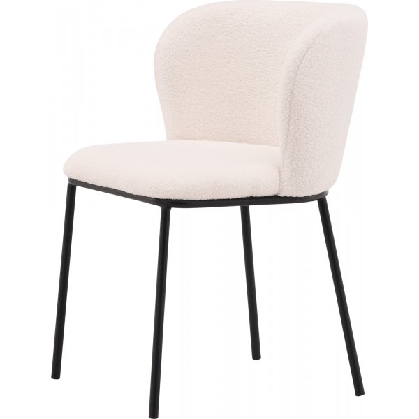 Edina ruokatuoli - Musta/valkoinen Edina ruokatuoli - Musta/valkoinen