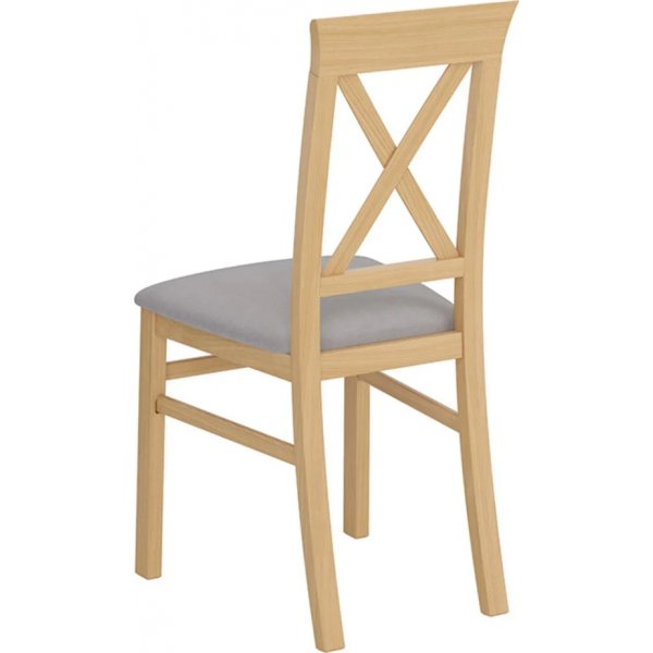 Allan ruokapöydän tuoli - harmaa/tammi Allan ruokapöydän tuoli - harmaa/tammi