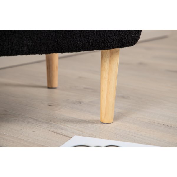 Salina pouf - musta Salina pouf - musta