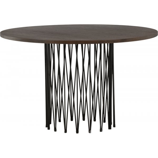 Alborga pyre ruokapyt 120 cm - Musta/mokka