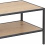 Seaford kenkhylly 32 cm - tammi/musta