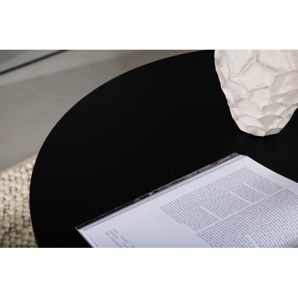 Sohvapöytä Ø80 cm musta - Olivia Sohvapöytä Ø80 cm musta - Olivia