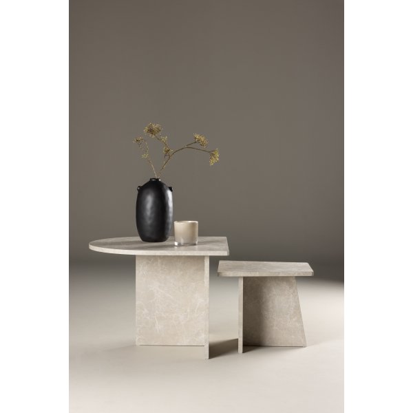 Sala sohvapyt 40/60 x 40/60 cm - Beige marmorinen look