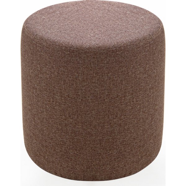 Silindir-pouf - ruskea