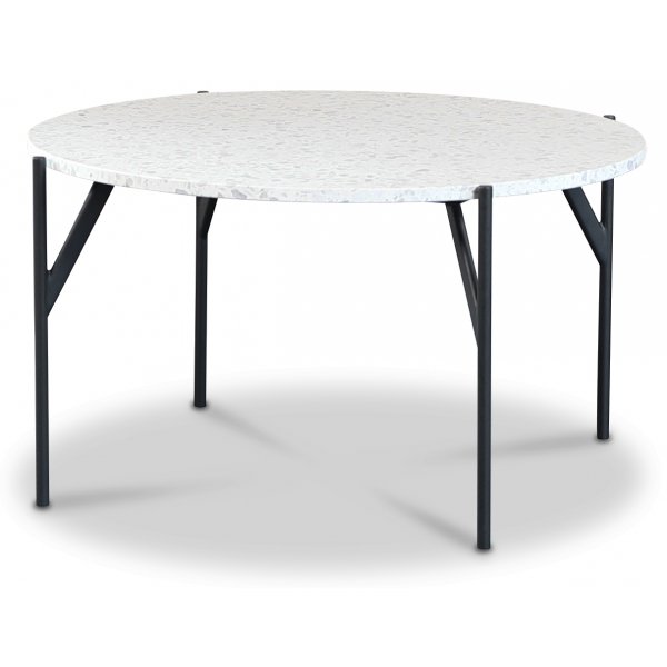 Pyre Terrazzo-sohvapyt  80 cm - Bianco Terrazzo & AIR-runko