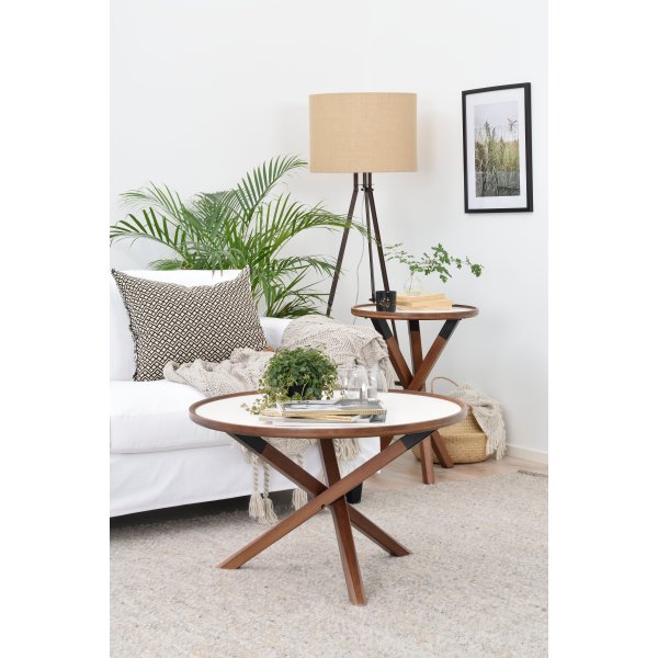 Morris-sohvap�yt� - Valkoinen/saksanp�hkin�