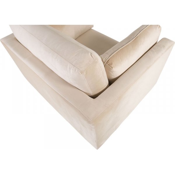 Nojatuoli Savanna - Beige (Sametti) / Messinkijalat Nojatuoli Savanna - Beige (Sametti) / Messinkijalat