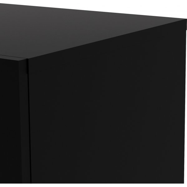 Pepe leveä lipasto 4 laatikolla - musta Pepe leveä lipasto 4 laatikolla - musta