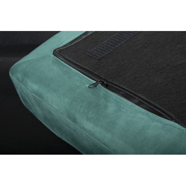 Vihreä divaanisohva, leveys 218 cm Vihreä divaanisohva, leveys 218 cm