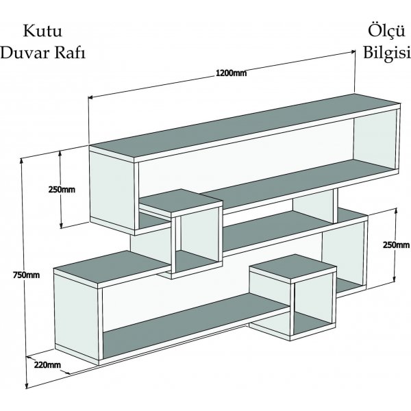 Karen seinähylly - pähkinä/antrasiitti Karen seinähylly - pähkinä/antrasiitti
