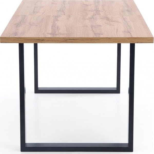 Kasady ruokapöytä 135-185 cm - Wotan tammi/musta Kasady ruokapöytä 135-185 cm - Wotan tammi/musta