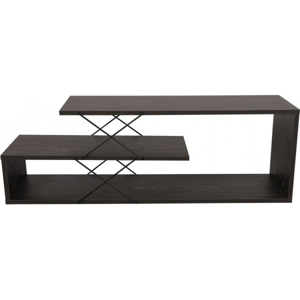 Siksak-mediapenkki - Tummanruskea Siksak-mediapenkki - Tummanruskea