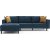 Kale sohva vasen - Blue velvet