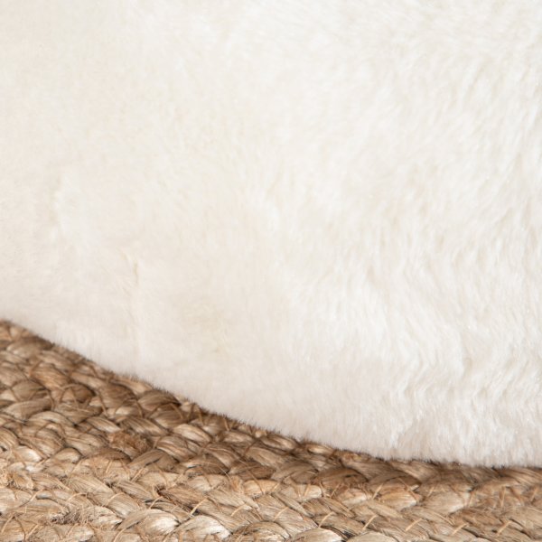 Ruston Pouf - valkoinen Ruston Pouf - valkoinen