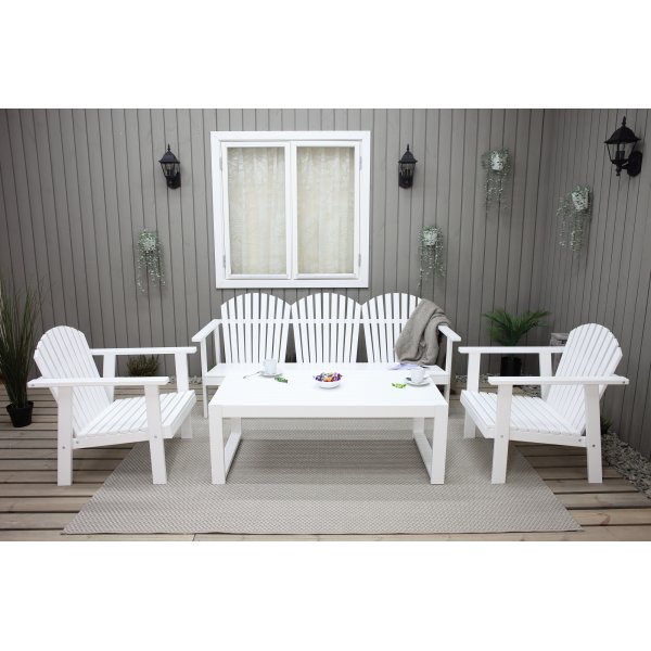 Kungshamn ulkokalusteryhmä - Valkoinen Kungshamn ulkokalusteryhmä - Valkoinen