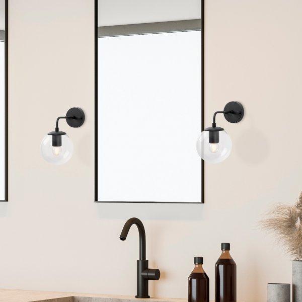 Viran seinävalaisin 10900 - musta Viran seinävalaisin 10900 - musta