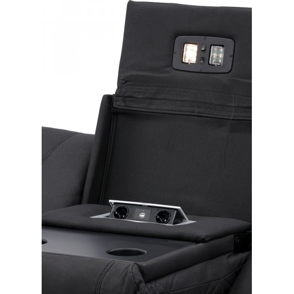 Singapore 3 istuttava lepotuoli sohva - musta Singapore 3 istuttava lepotuoli sohva - musta