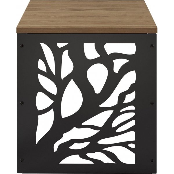 Tonga sivupöytä 44,5 x 44,5 cm - Pähkinä/musta Tonga sivupöytä 44,5 x 44,5 cm - Pähkinä/musta