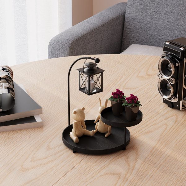 Knidos koristelautanen - musta