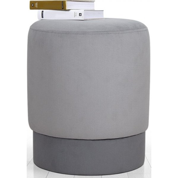 Ropp-pouf - harmaa